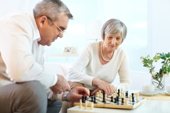 Couple Playing Chess