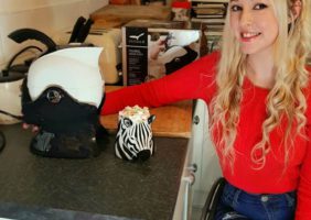 Charlotte with her Uccello Kettle